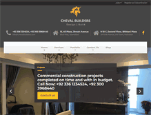 Tablet Screenshot of chevalbuilders.com